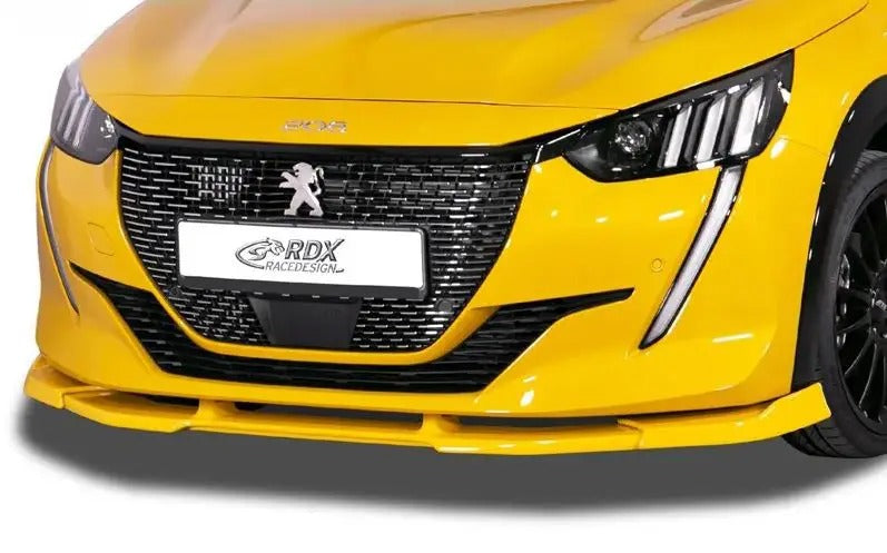 RDX Racedesign, Frontspoiler Vario-X passend für Peugeot 208 II 2019- (PU), PU-Rim, Unlackiert