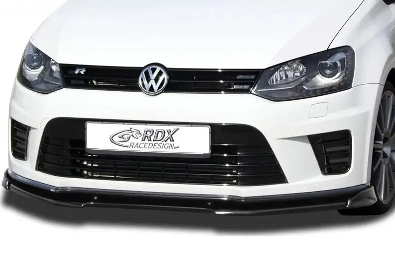 RDX Racedesign, Frontspoiler Vario-X passend für Volkswagen Polo 6R WRC 2009-2014 (PU), PU-Rim, Unlackiert