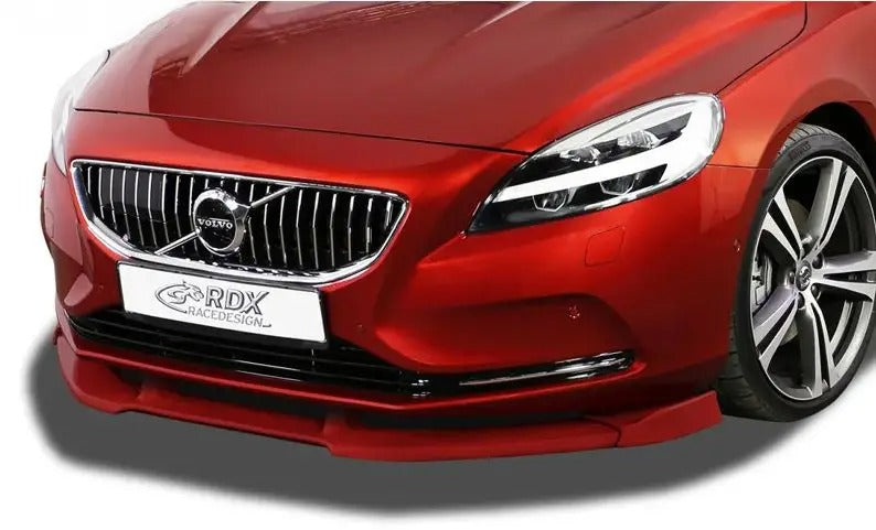 RDX Racedesign, Frontspoiler Vario-X passend für Volvo V40 2012- (PU), PU-Rim, Unlackiert