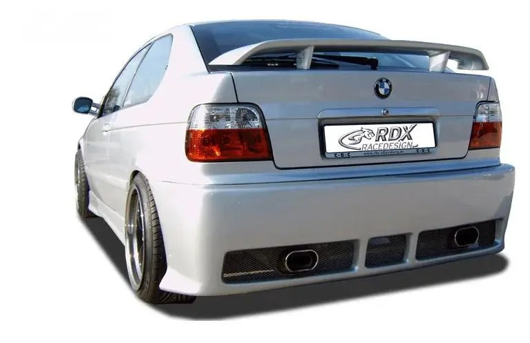 RDX Racedesign, Heckspoiler passend für BMW 3er E36 Compact (PU), PU-Rim, Unlackiert