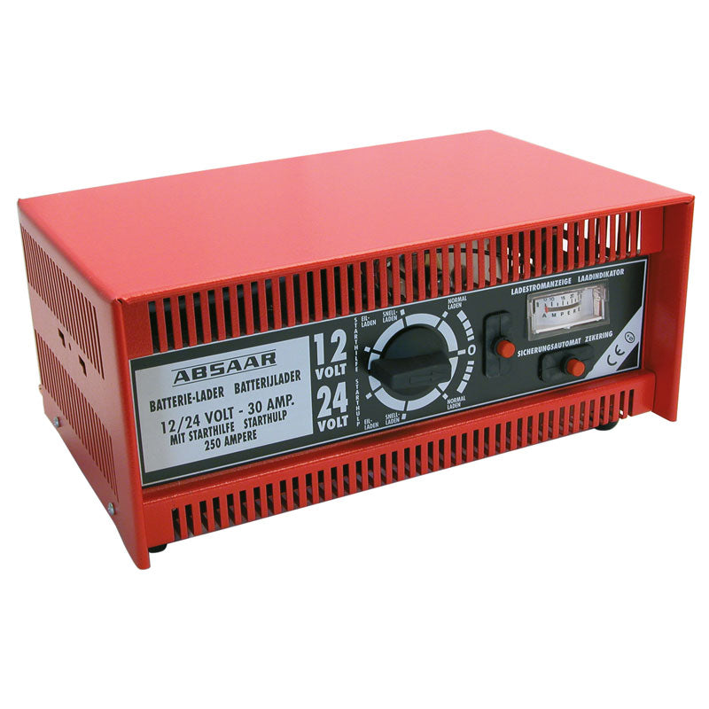 Absaar, N/E AmpM SH250 Batterie Ladegerät 12V/24V 30A, Rot