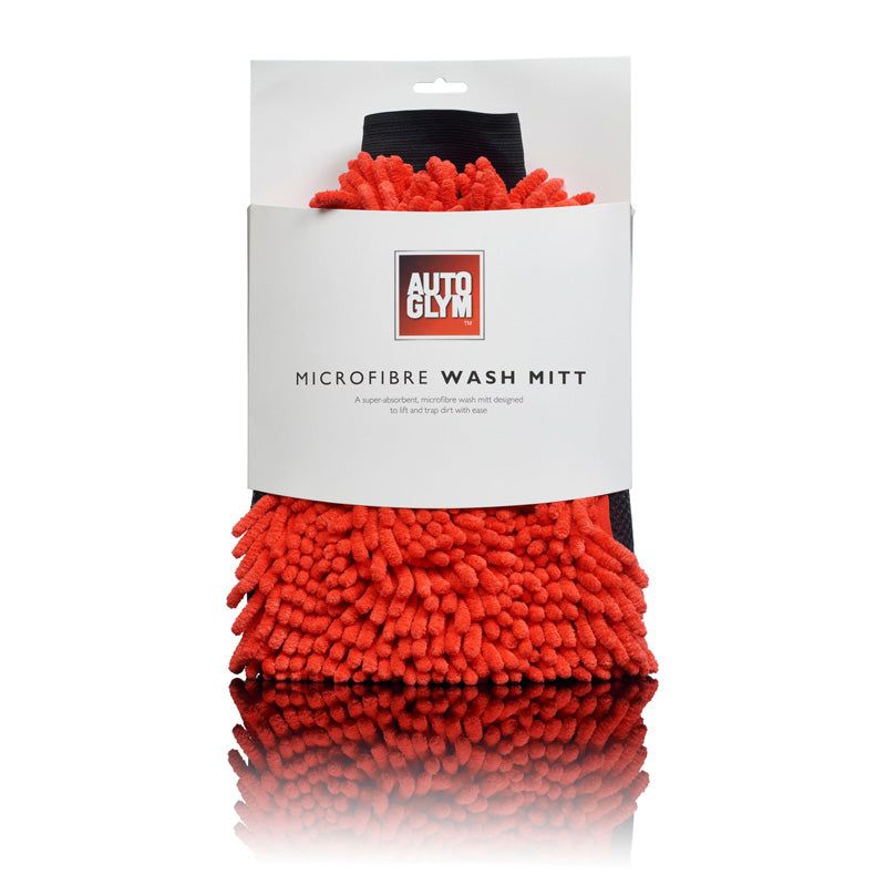 Autoglym, Mikrofaser-Waschhandschuh, Microfiber, Rot