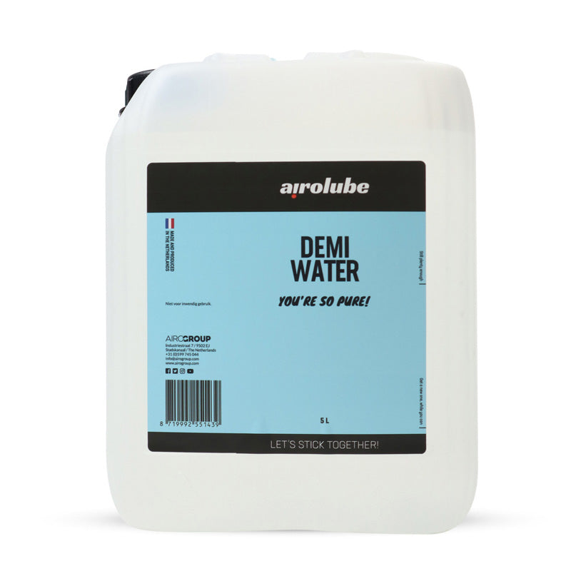 Airolube, Demiwater / Demineralisiertes Wasser - 5-Liter Kanister, Flüssigkeit, Klar