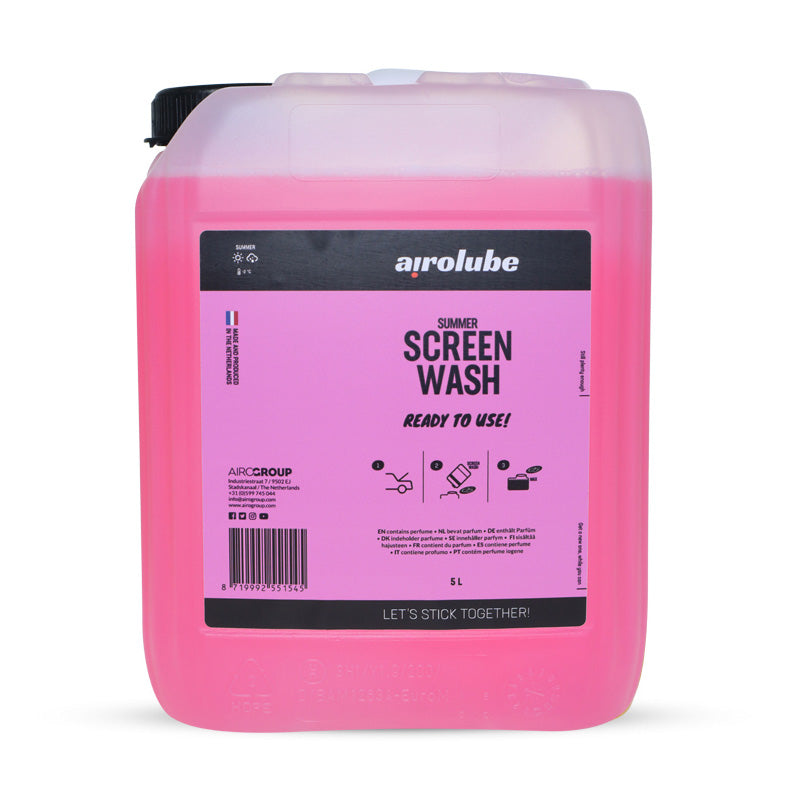 Airolube, Screenwash Summer / Scheibenreiniger - 5-Liter Kanister, Flüssigkeit, Rosa