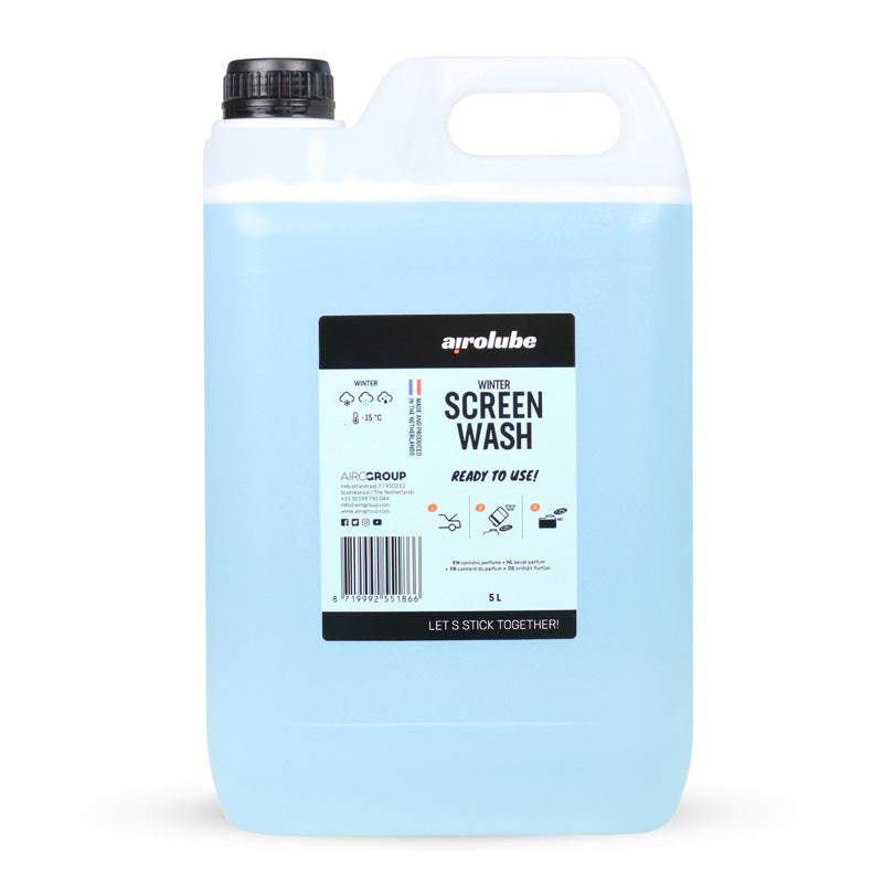 Airolube, Screenwash Winter -15Gr. / Scheibenreiniger - 5-Liter Kanister, Flüssigkeit, Blau