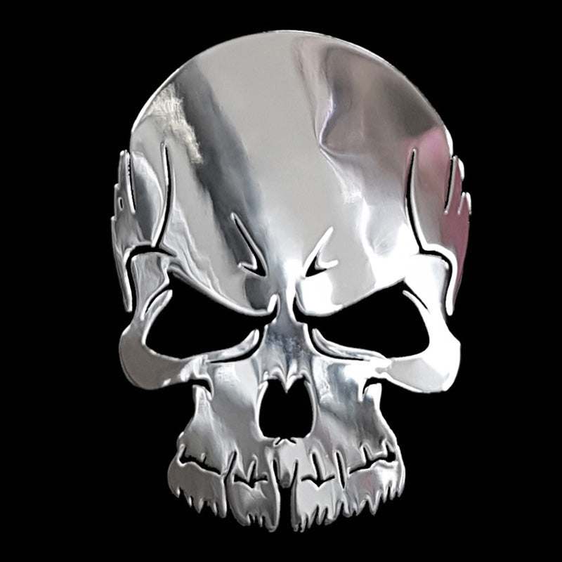 Avisa, Nickel Aufkleber Skull - 39x50mm