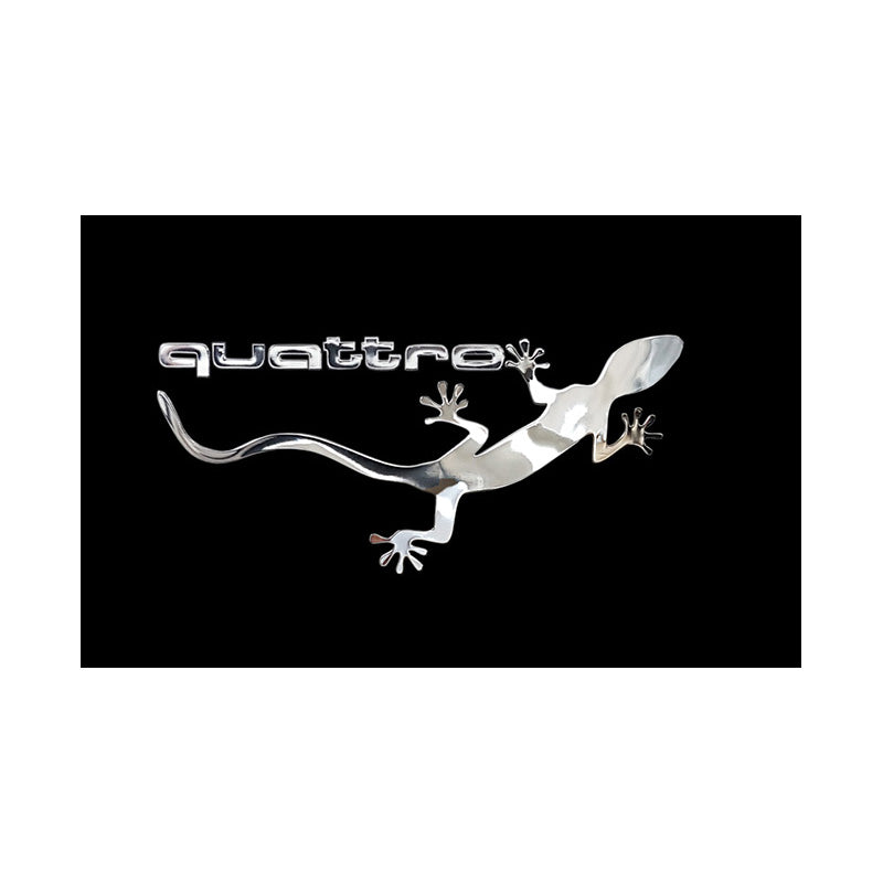 Avisa, Nickel Aufkleber QUATTRO GECKO - 90x40mm