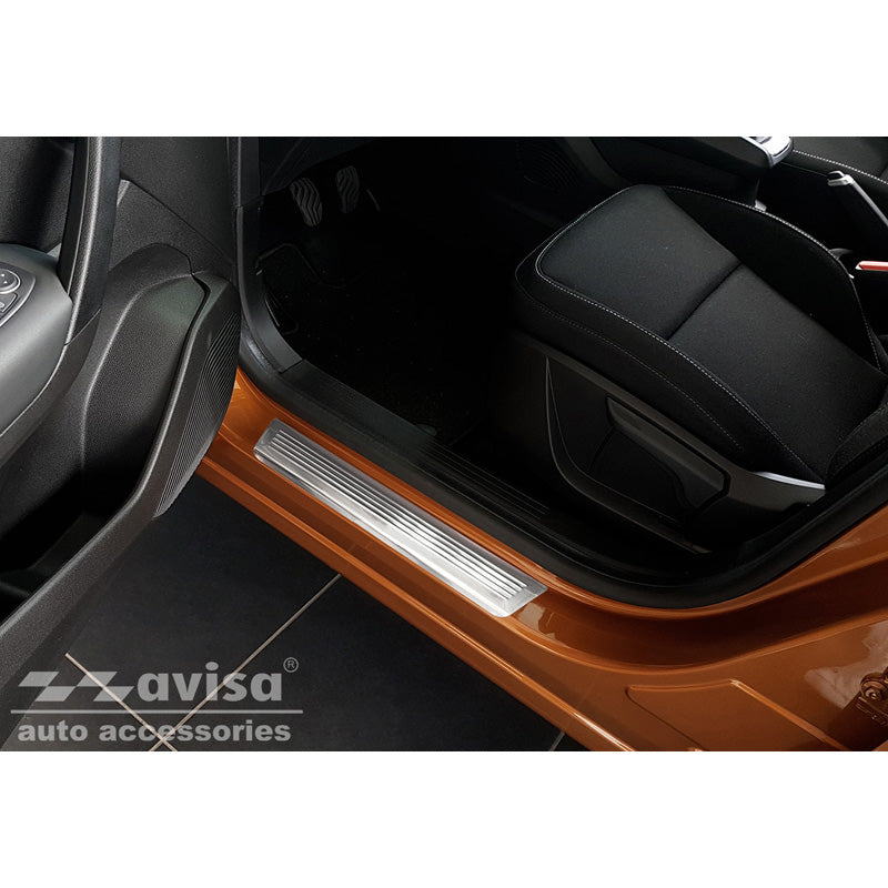 Avisa, Edelstahl Einstiegsleisten passend für Renault Captur II 2020- Lines - 4-Teilig, Inox