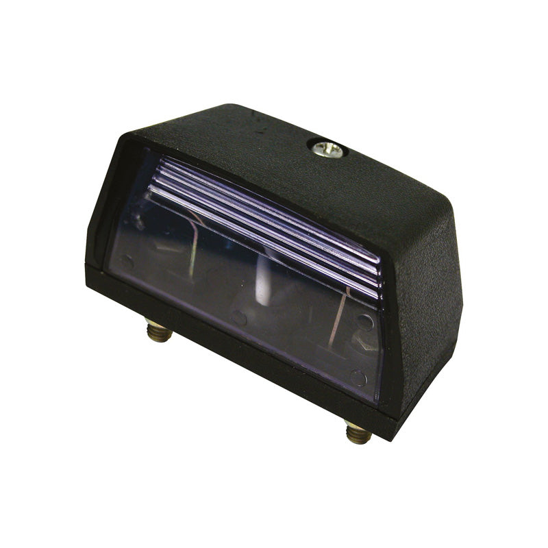 Carpoint, LED Kennzeichenleuchte 12V 72mm E-geprüft, Metall, Transparent, Schwarz