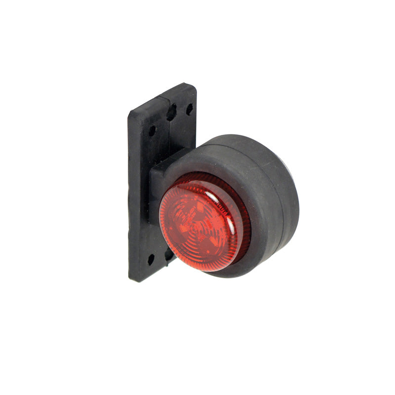 Carpoint, LED-Umrissleuchte Rechts Rot/Weiß 72mm, Metall, Rot, Schwarz