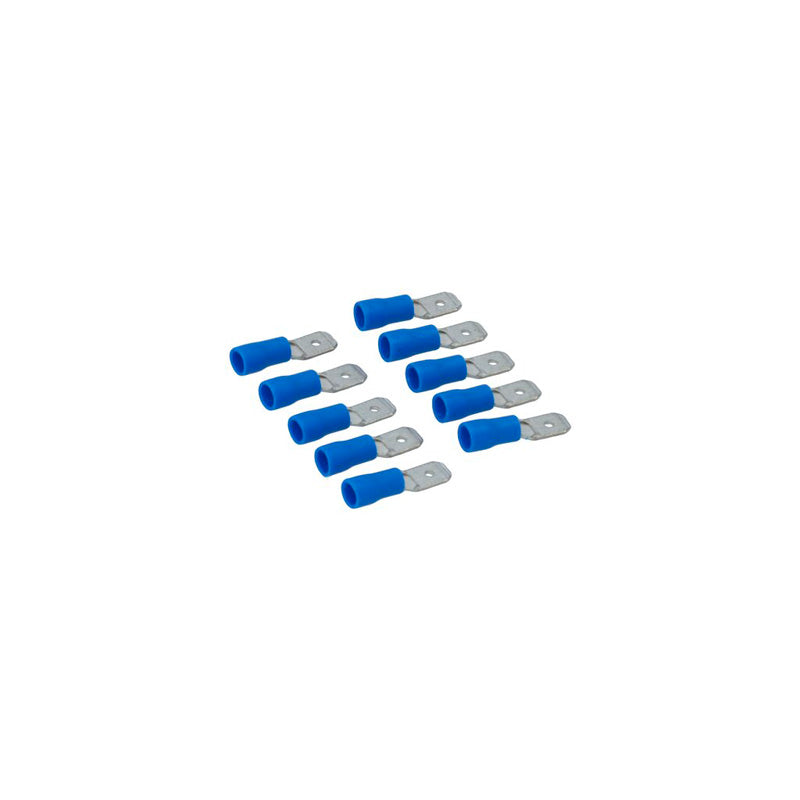 Carpoint, Flachstecker 740 Blau 6.3x0.8mm Blister 10-Stück, Aluminium, Plastik