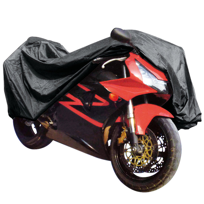 Carpoint, Motorrad Abdeckplane Universal 245x80x145cm, Polyester, Schwarz