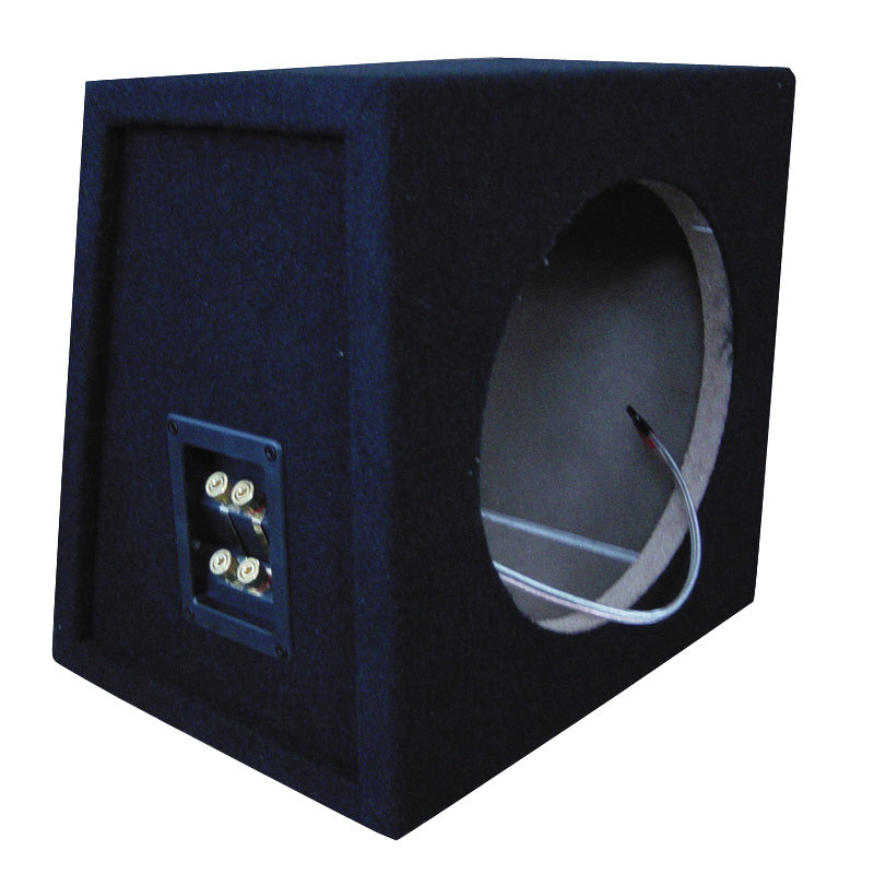 Necom, MDF Subwoofer-Gehäuse 10-inch/25cm 2x Anschluß