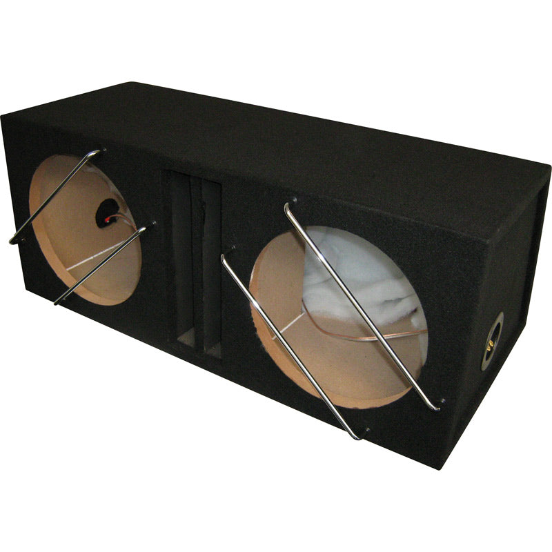 Necom, MDF Doppeltes Subwoofer-Gehäuse 12-inch/30cm 2x42 Liter