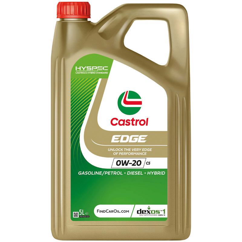 Castrol, Motoröl Edge 0W-20 C5 5-Liter, Flüssigkeit, Braun