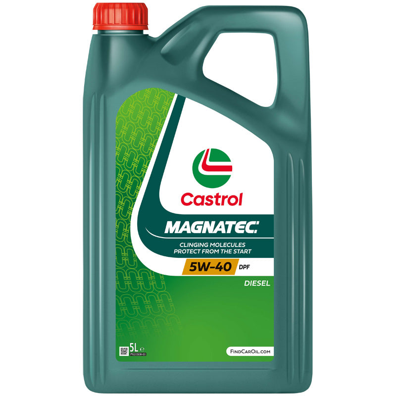 Castrol, Motoröl Magnatec DPF (Diesel) 5W-40 5-Liter, Flüssigkeit, Braun