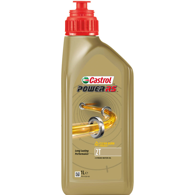 Castrol, Motoröl Power RS 2T (2-Takt) 1-Liter, Flüssigkeit, Braun