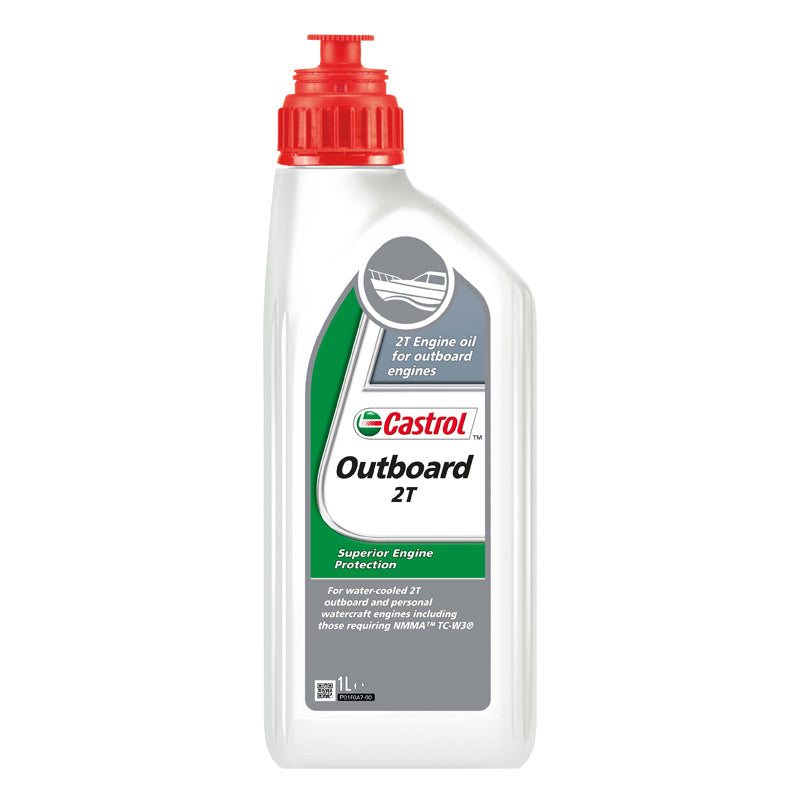 Castrol, Outboard Öl 2T (2-Takt) 1-Liter, Flüssigkeit, Braun