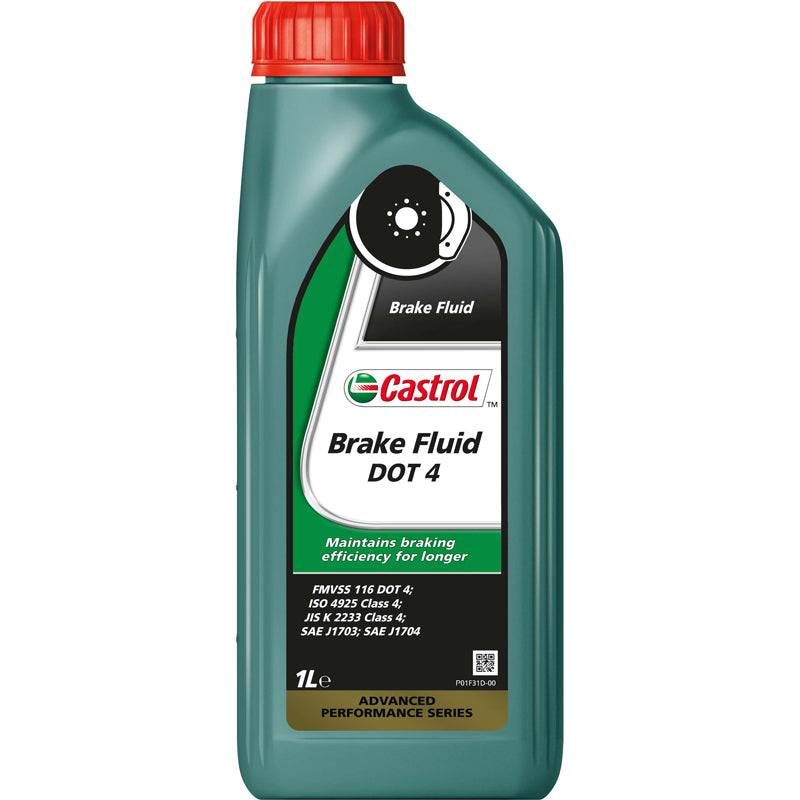 Castrol, Bremsflüssigkeit DOT 4 1-Litre, Flüssigkeit, Braun