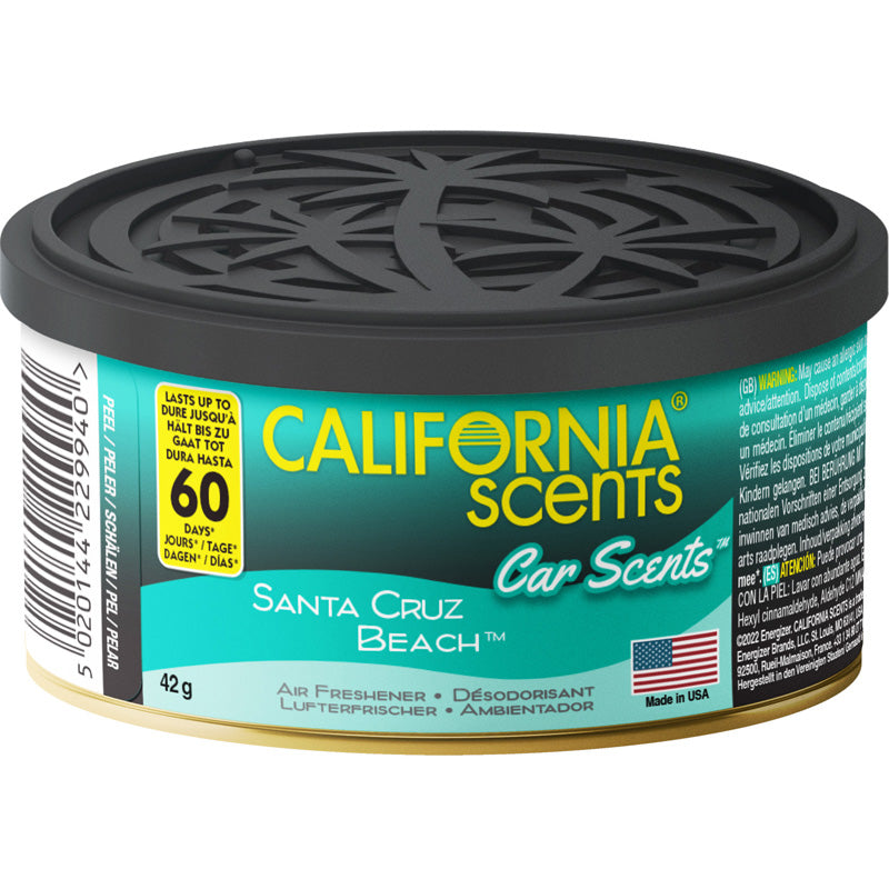 California Scents, Lufterfrischer - Santa Cruz Beach - Dose 42gr, Blau, Türkis