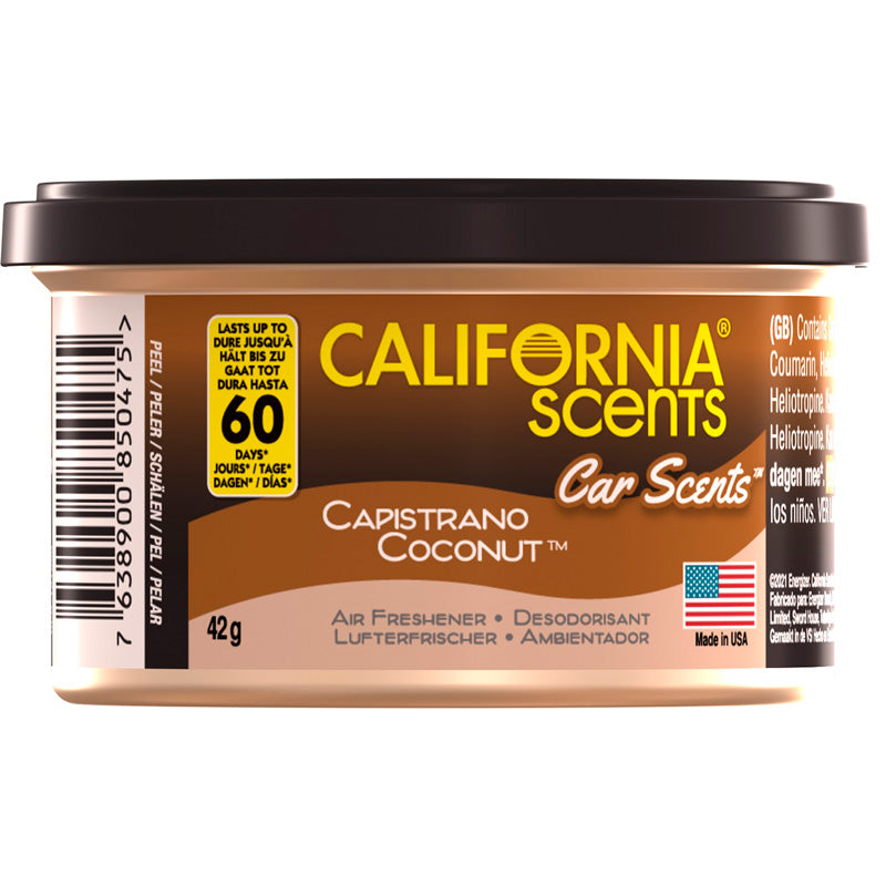 California Scents, Lufterfrischer - Capistrano Coconut - Dose 42gr, Braun