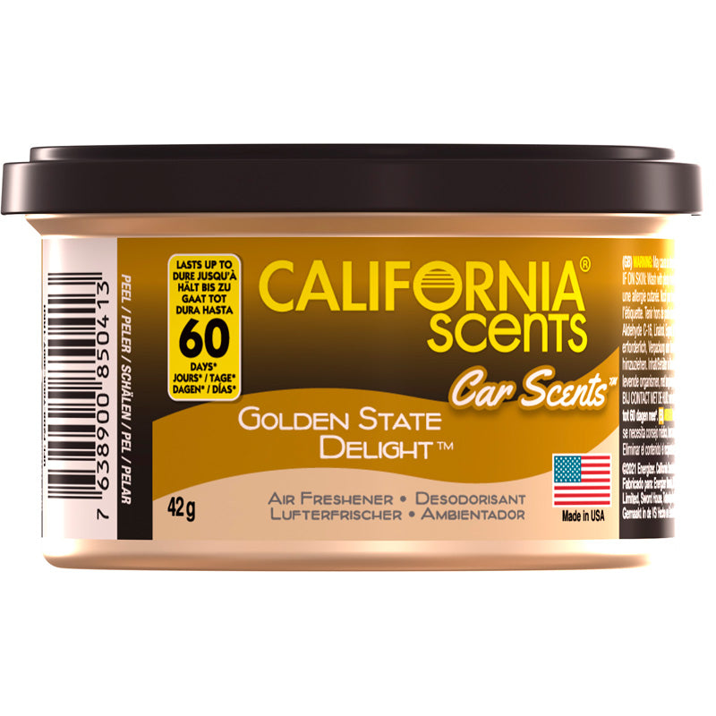 California Scents, Lufterfrischer - Golden State Delight - Dose 42gr, Gelb