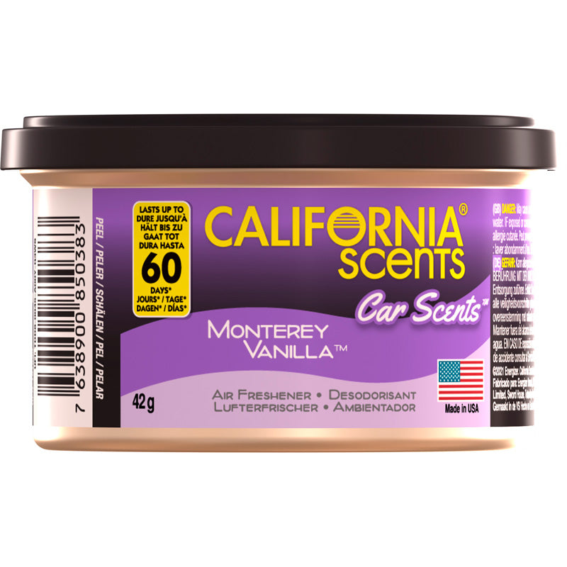 California Scents, Lufterfrischer - Monterey Vanilla - Dose 42gr, Violett