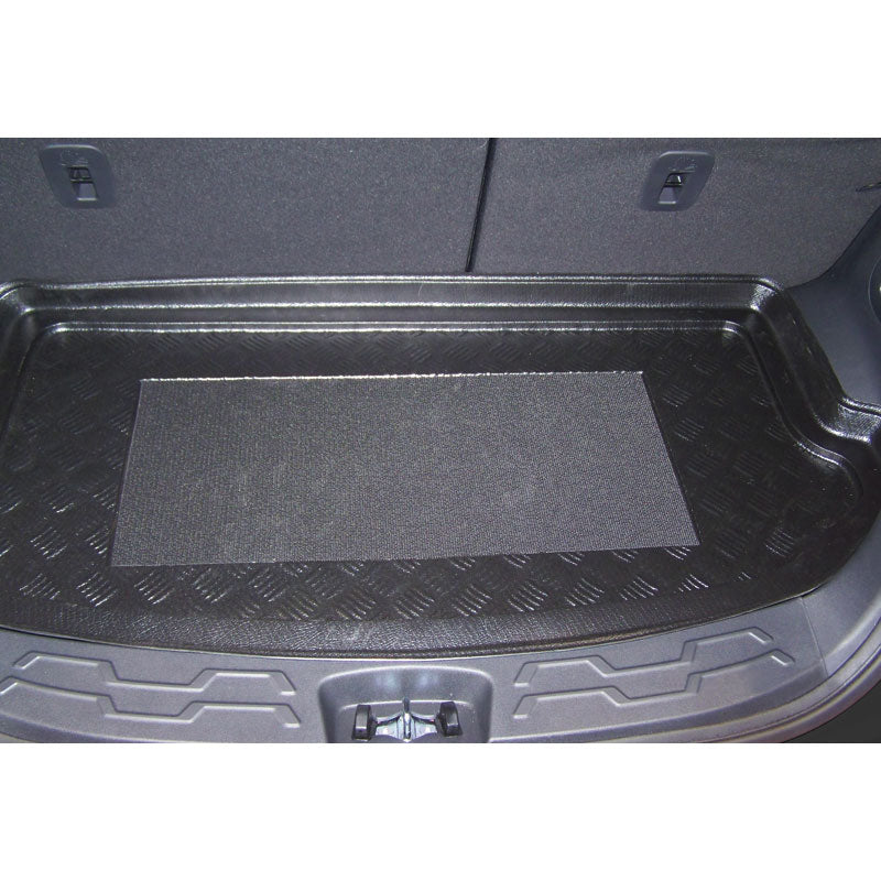 AutoStyle, Kofferraumwanne Anti-Rutsch passend für Kia Soul (XL) 2009-2013, Kunststoff, Grau