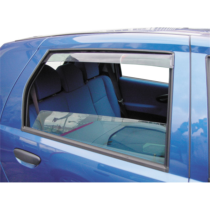 ClimAir, Windabweiser Master (Hinten) passend für Toyota Landcruiser J9 3/5-türer 1996-2002, Plastik, Rauchgrau