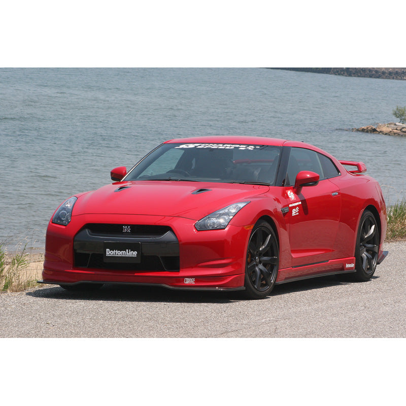 Charge Speed, Chargespeed Frontspoileransatz passend für Nissan GT-R R35 BottomLine (GFK Schwarz)