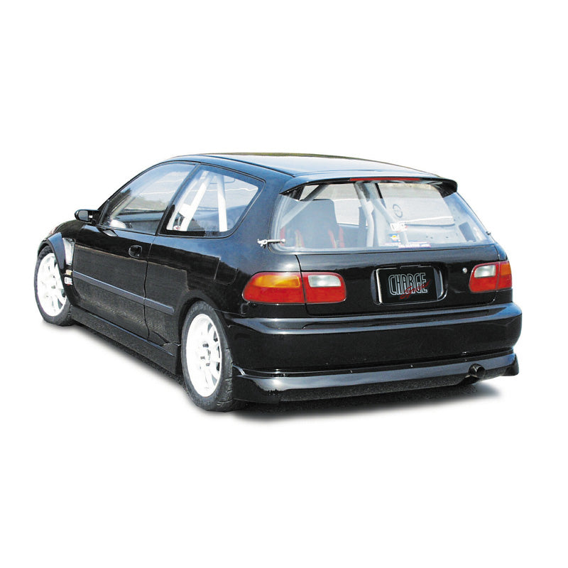 Charge Speed, Chargespeed Heckschürzenansatz passend für Honda Civic EG HB 1992-1995 (GFK), Unlackiert