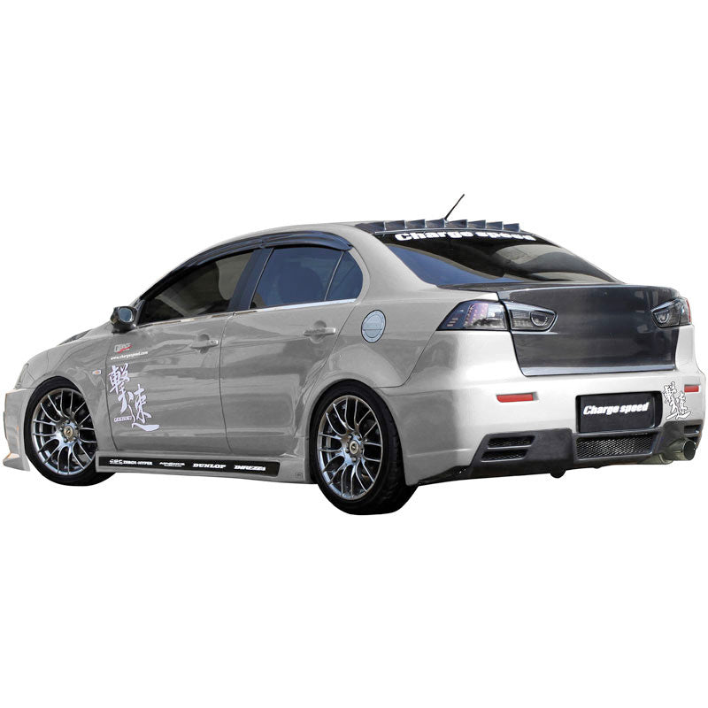 Charge Speed, Chargespeed Heckspoilerstoßstange passend für Mitsubishi Lancer / Lancer EX CY3/4/6A (GFK), Unlackiert