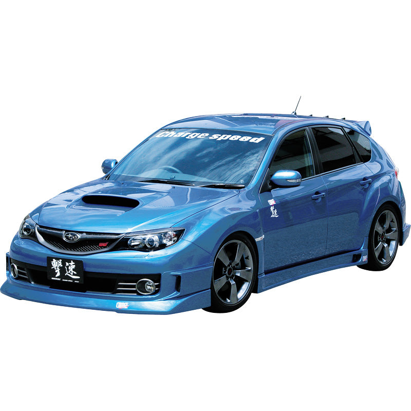 Charge Speed, Chargespeed Frontspoileransatz passend für Subaru Impreza WRX STi 2008- HalfTyp (GFK), Unlackiert