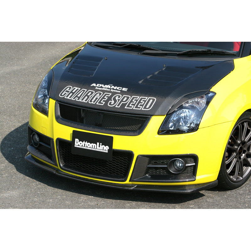 Charge Speed, Chargespeed Front Grill passend für Suzuki Swift II Sport 2005- (GFK), Unlackiert