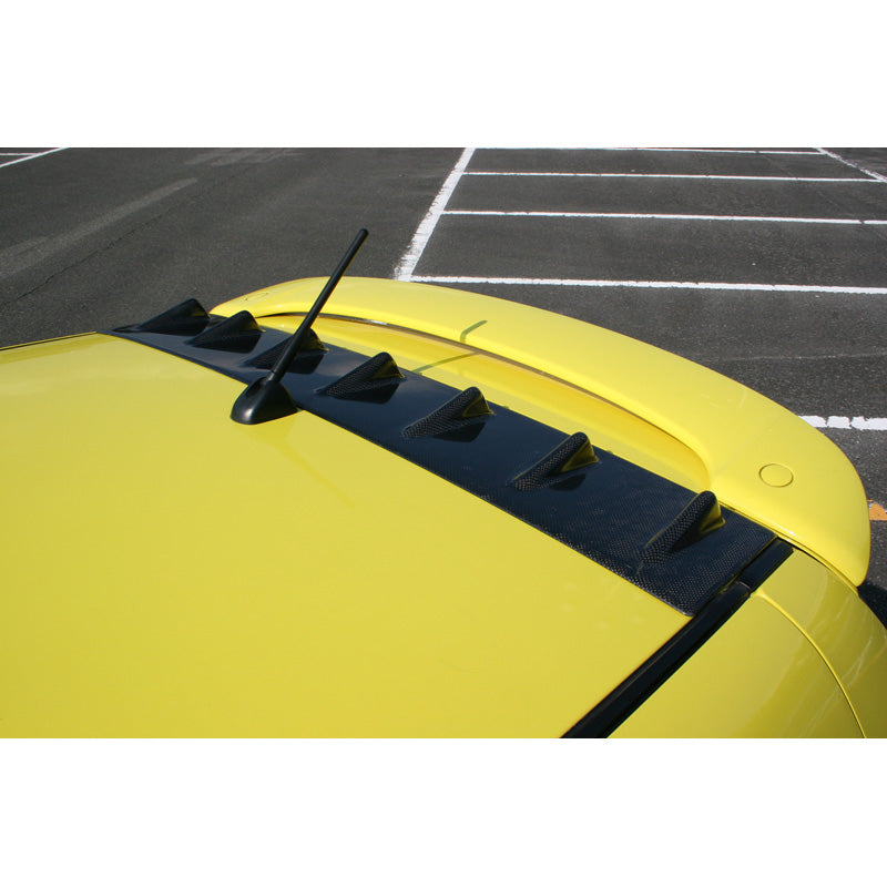 Charge Speed, Chargespeed Roof Fin Dachspoiler passend für Suzuki Swift II 2005- (GFK), Unlackiert