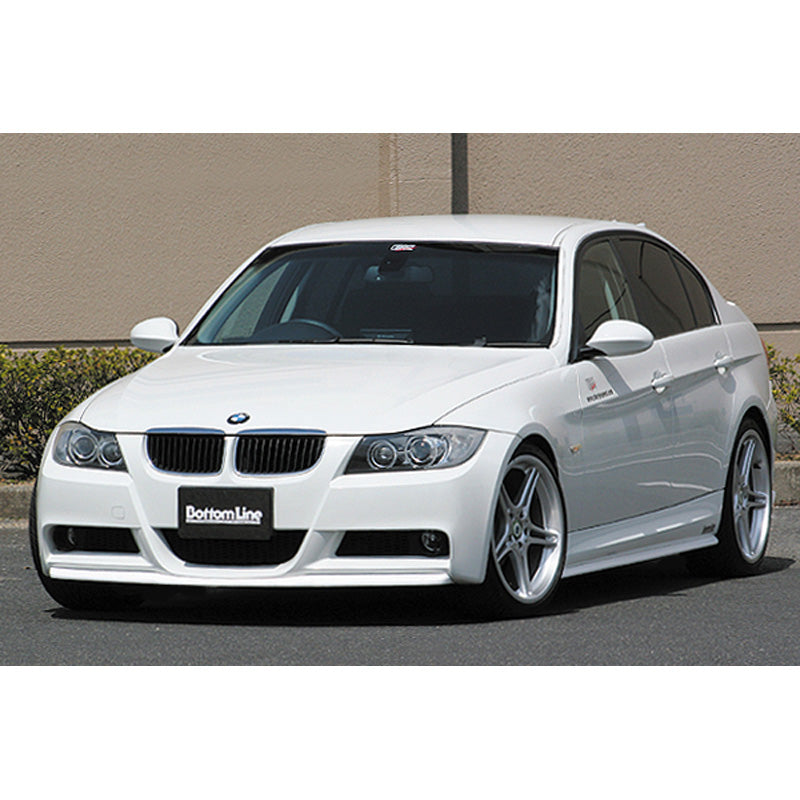 Charge Speed, Chargespeed Frontspoileransatz passend für BMW 3er E90/E91 Limousine/Touring M-Sports 2005- Bottomline (FRP), Polyester, Unlackiert