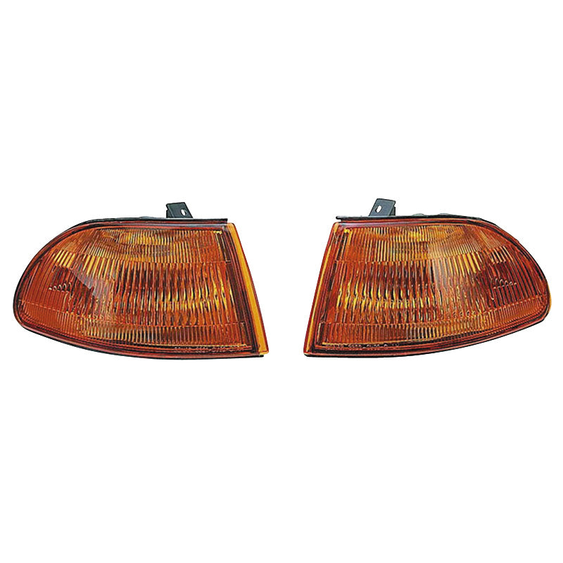 AutoStyle, Satz Frontblinker passend für Honda Civic 2/3-türig 1992-1995 - Orange