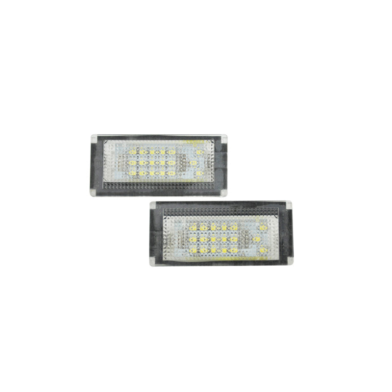 AutoStyle, Satz LED Nummerschildbeleuchtung passend für Mini One/Cooper/S/Cabrio R50/R52/R53 2001-2006, Kunststoff, Schwarz