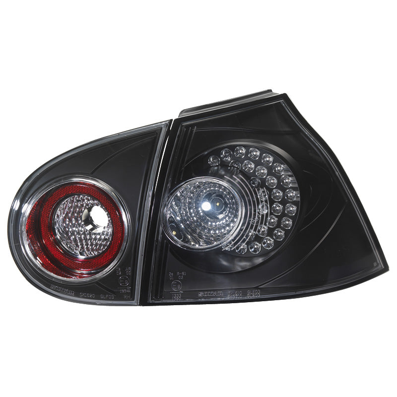 AutoStyle, Satz LED Heckleuchten passend für Volkswagen Golf V 2003-2008 exkl. Variant - Schwarz