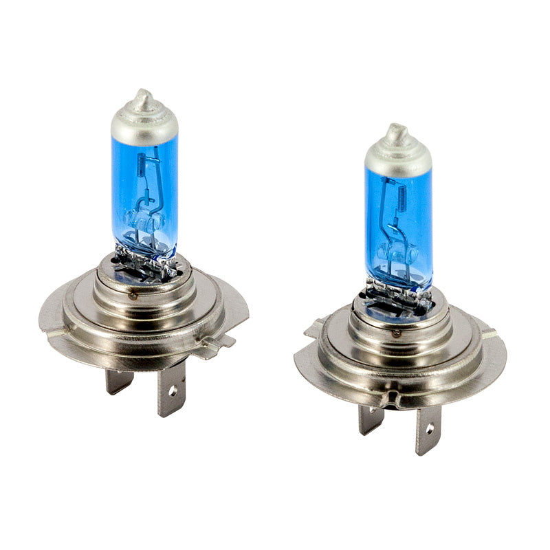 AutoStyle, SuperWeiß Blau H7 55W/12V/4200K Halogen Birnen, Satz à 2 Stück (E13)