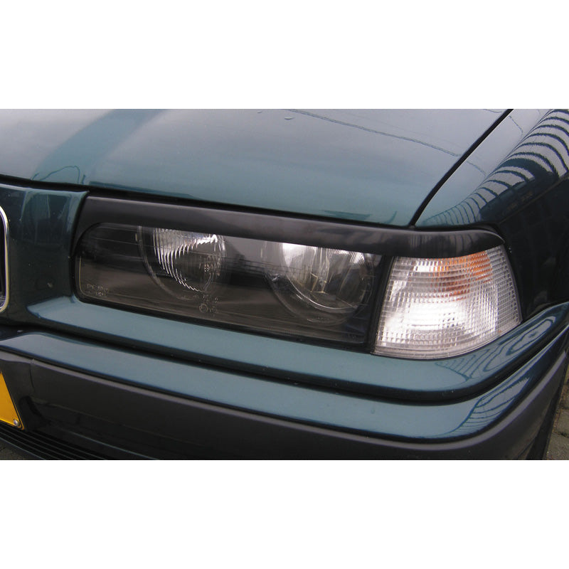 Dynamik, Satz Scheinwerferblenden passend für BMW 3er E36 Limousine 1991-1998 (ABS), Unlackiert