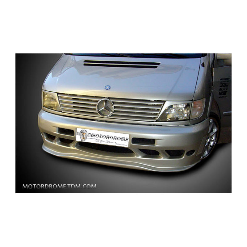 Motordrome, Satz Scheinwerferblenden passend für Mercedes Vito 1996-2003 (ABS), Unlackiert