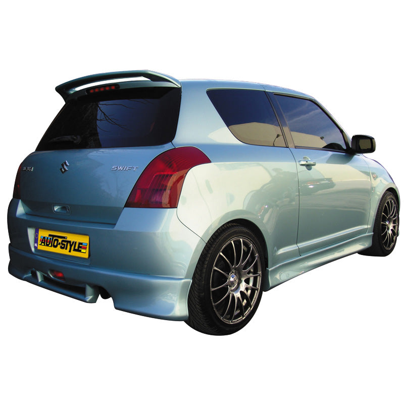 Motordrome, Heckschürzenansatz passend für Suzuki Swift II 2005- exkl. Facelift (ABS), Unlackiert