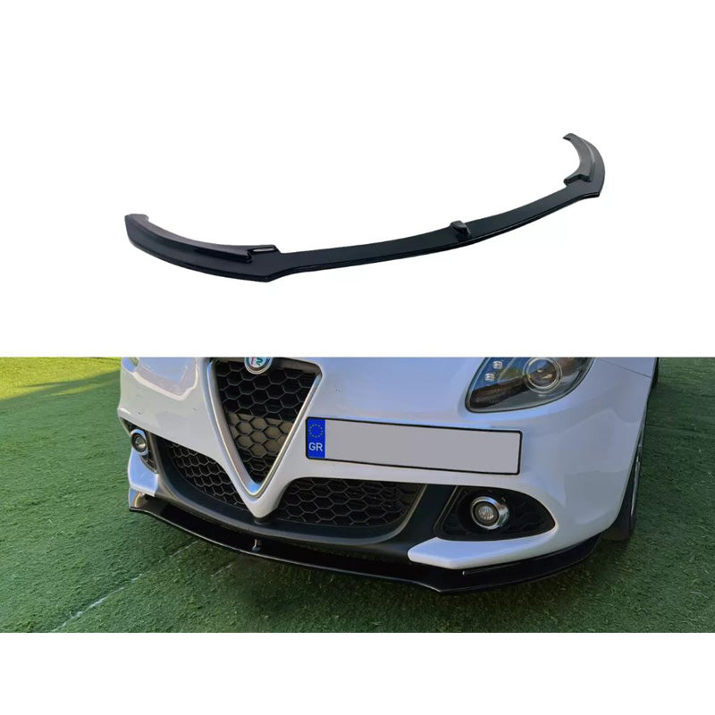 Motordrome, Frontspoileransatz passend für Alfa Romeo Giulietta Facelift 2016-2020 (ABS Glänzend Schwarz)