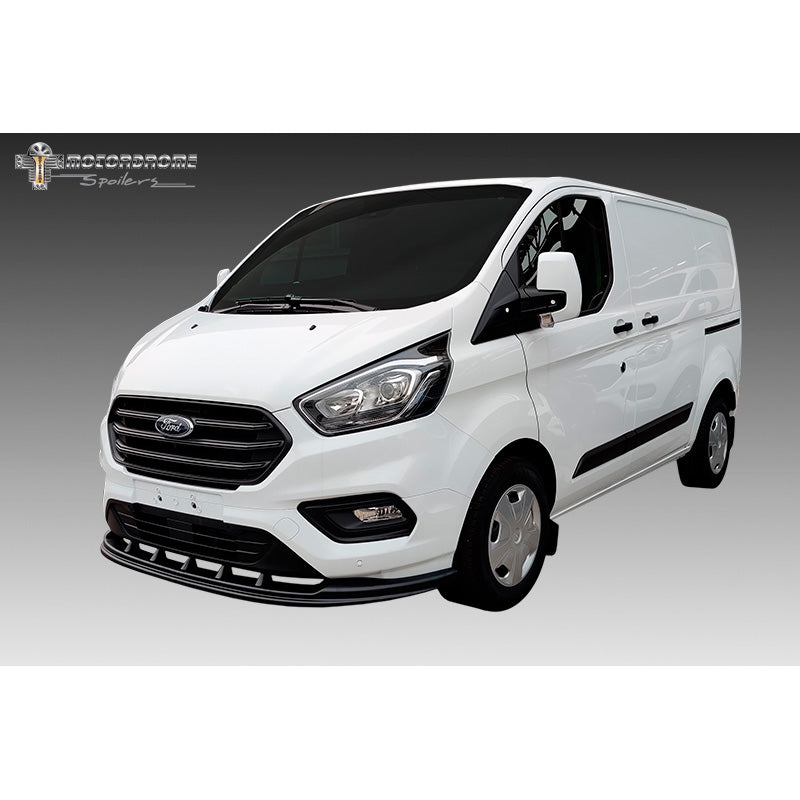 Motordrome, Frontspoileransatz passend für Ford Transit Custom 2018- (ABS), Schwarz