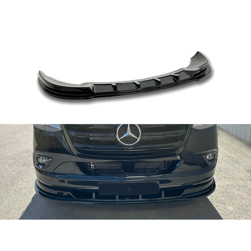 Motordrome, Frontspoileransatz passend für Mercedes Sprinter (907/910) VS30 2018- (ABS), Schwarz