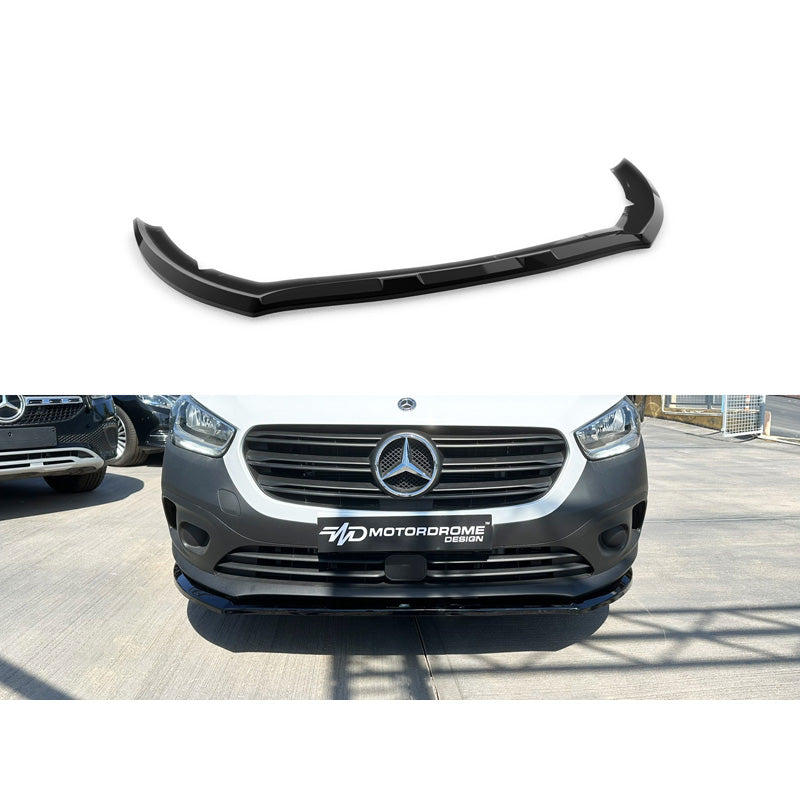 Motordrome, Frontspoileransatz passend für Mercedes Citan & Citan Tourer (W420) 2021- (ABS Glänzend Schwarz)