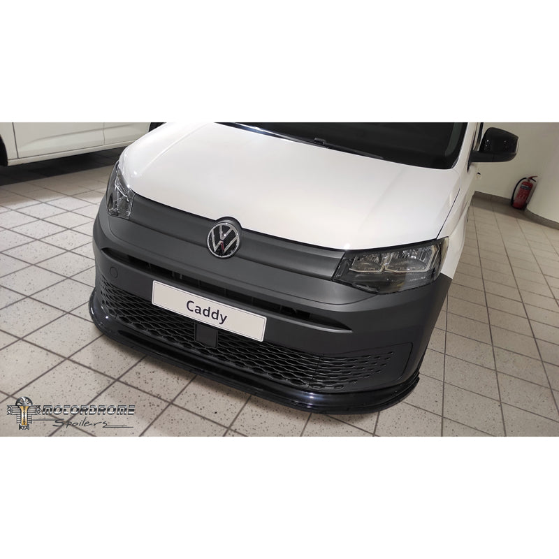 Motordrome, Frontspoileransatz passend für Volkswagen Caddy V Box/MPV 2020- (ABS), Schwarz