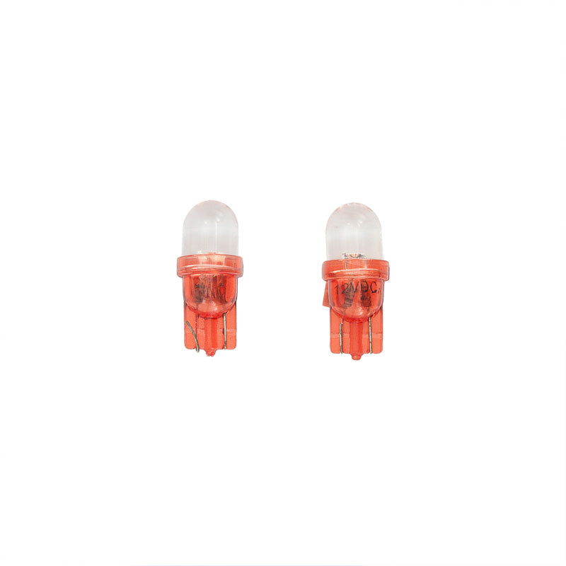 AutoStyle, T-10 LED Leuchtmittel 12V Rot, Satz à 2 Stück