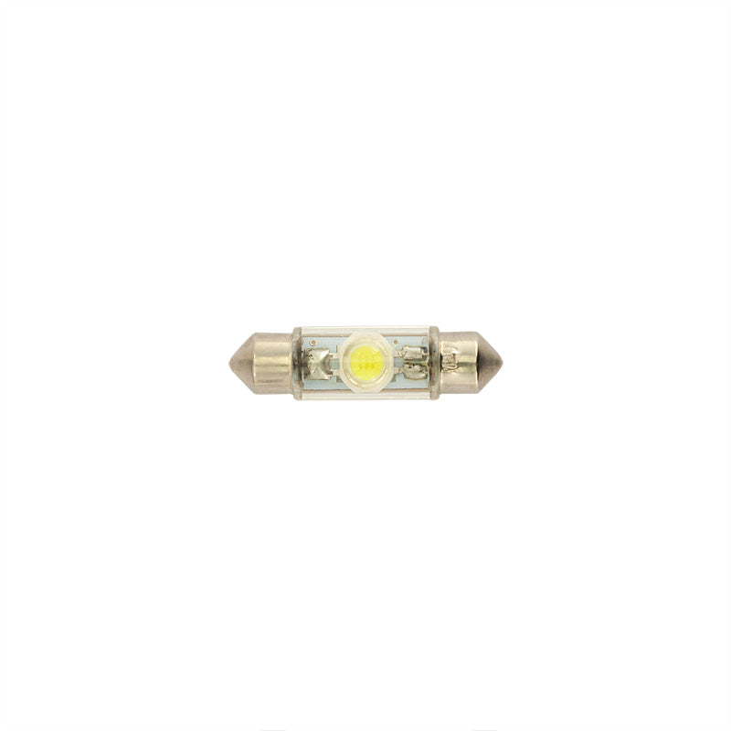 AutoStyle, Festoon LED Leuchtmittel 12V Xenon-Optik Weiß 10x37mm, Einzelstück, Weiss